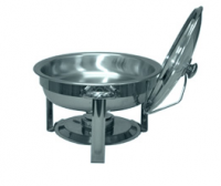 R�chaud Redondo Tampa de Vidro